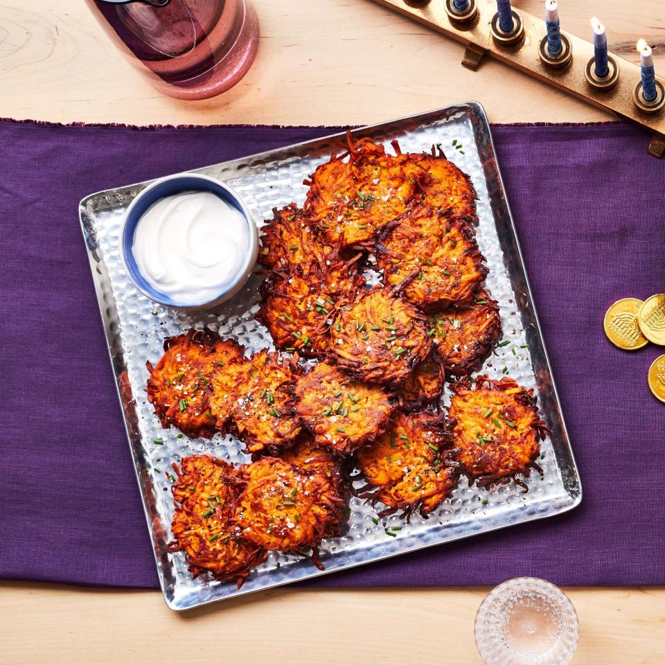 Mini Sweet Potato Latkes