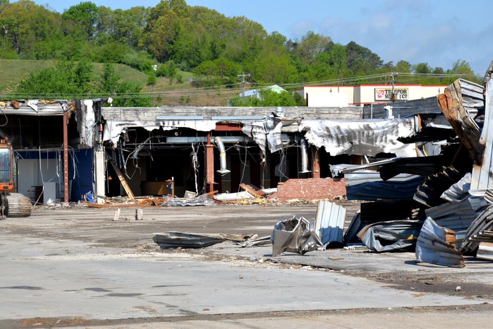 The Staunton Mall is now in its seventh week of demolition. Portions of the former J.C. Penny have been demolished even further, along with other sections of the mall.