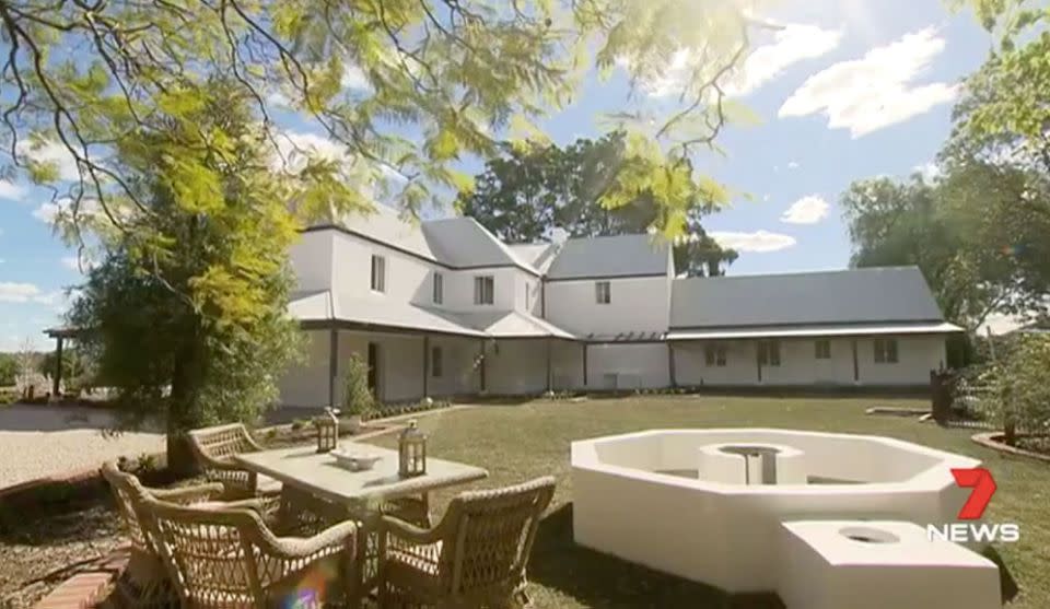 The house used for the exterior of Wandin Valley Hospital is now up for sale. Source: 7 News