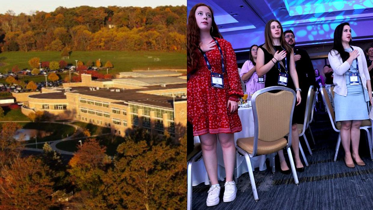 Pennridge High School Pennsylvania Pledge of Allegiance Moms for Liberty Joyful Warriors national summit