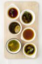 <p>Just like sauces, marinades also pack a ton of sugar. Some have 3 grams in a tiny tablespoon serving. You can make your own just like you would with salad dressing: some oil, lemon juice, herbs and spices. </p><p><em><a href="https://www.goodhousekeeping.com/food-recipes/cooking/how-to/a33055/best-grill-tip-for-steak-scoring/" rel="nofollow noopener" target="_blank" data-ylk="slk:Grill your steak to perfection »;elm:context_link;itc:0;sec:content-canvas" class="link ">Grill your steak to perfection »</a></em><br></p>