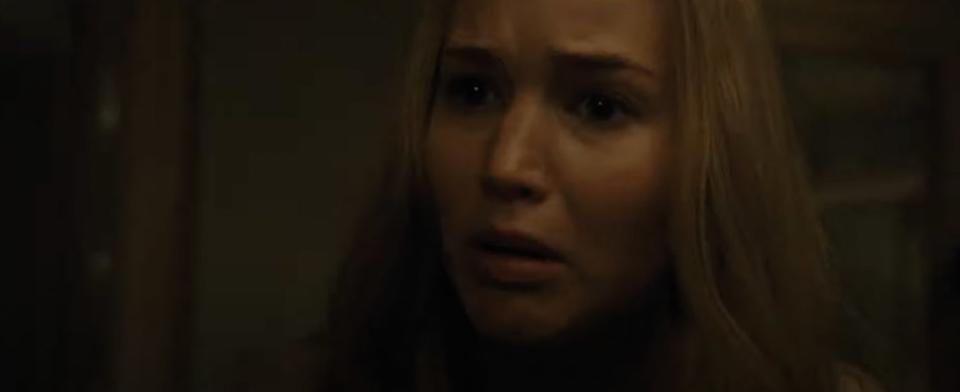 Jennifer Lawrence as mother in mother!