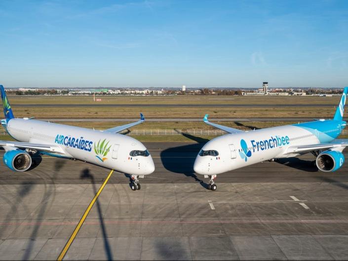 French bee and Air Caraibes A350s.