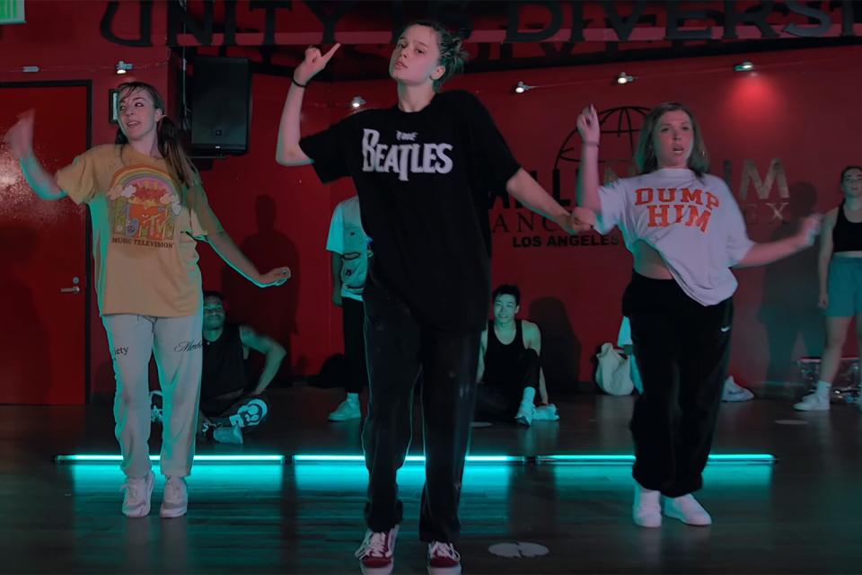 Shiloh Jolie-Pitt Dances to Doja Cat Song with Choreographed Squad at Elite Dance Studio