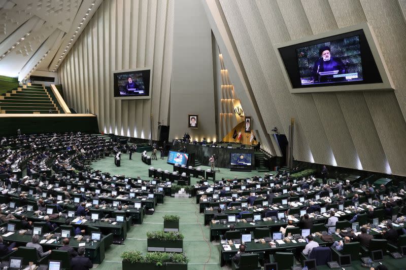 Vote of confidence in the cabinet of President Ebrahim Raisi in Tehran