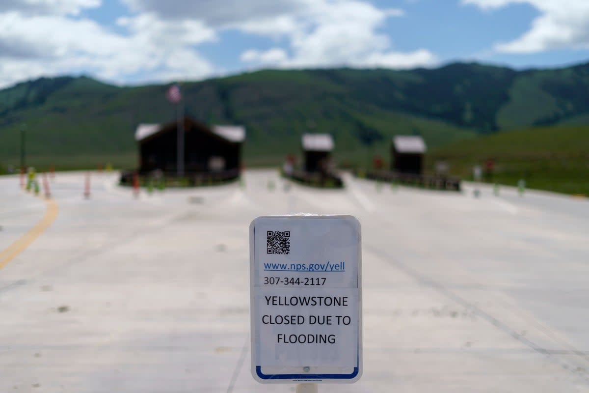 Yellowstone National Park Flooding (Copyright 2022 The Associated Press. All rights reserved.)