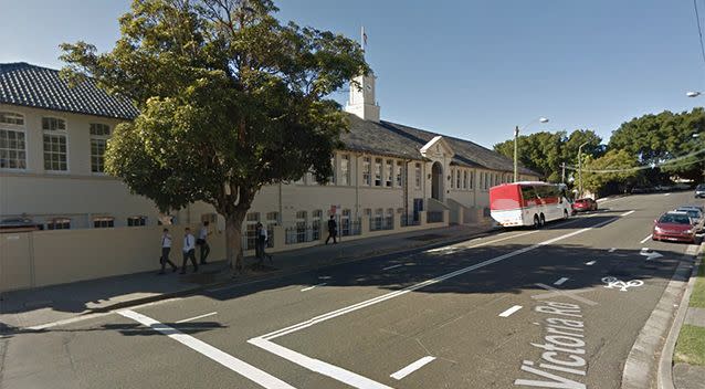 Students from The Scots College allegedly ran a muck. Source: Google Maps