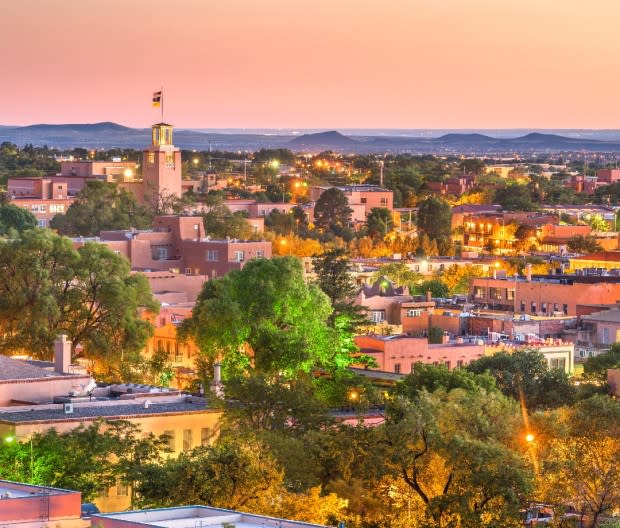 Over a dozen museums and 250 galleries inhabit tiny, art-obsessed Santa Fe.<p>Sean Pavone/Getty Images</p>