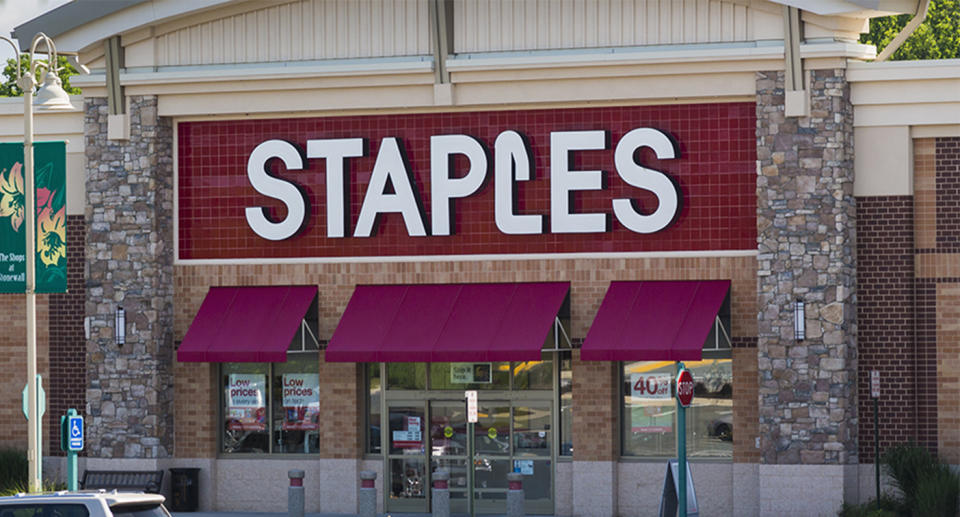 Staples said the worker has since been fired. (Photo: Getty Images)