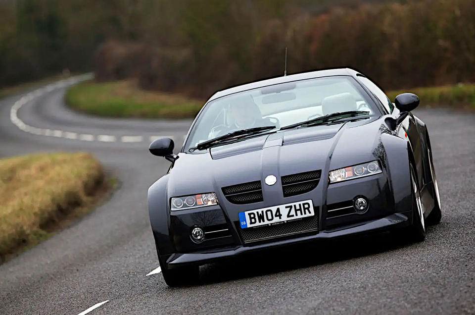 <p>The XPower SV, which otherwise resembled the CityRover in no respect whatever, was at least similar in that it was another attempt to save the ailing MG Rover. It was conceived as the <strong>De Tomaso Biguá</strong> concept and later became the <strong>Qvale Mangusta</strong> before being passed into British hands, and was powered by a <strong>4.6-litre</strong> Ford V8 engine we’ll be meeting again shortly.</p><p>Less exciting than it looked, the car was at least a lot better than the CityRover, but as we said in a retrospective article published in 2013, “If it did not cause MG Rover’s passing, the SV also did nothing to delay it.”</p>