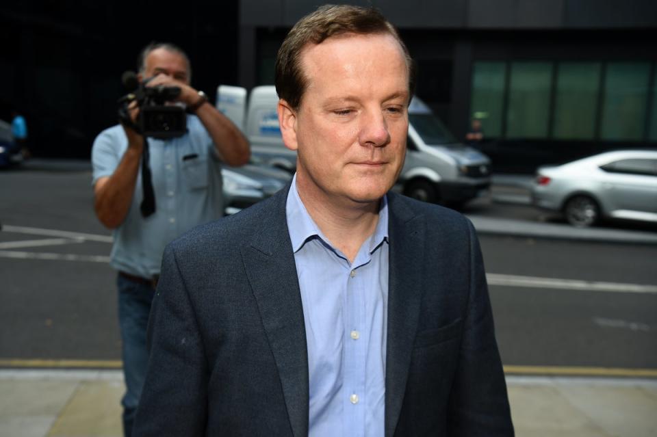 Charlie Elphicke arriving at Southwark Crown Court (Kirsty O’Connor/PA) (PA Archive)