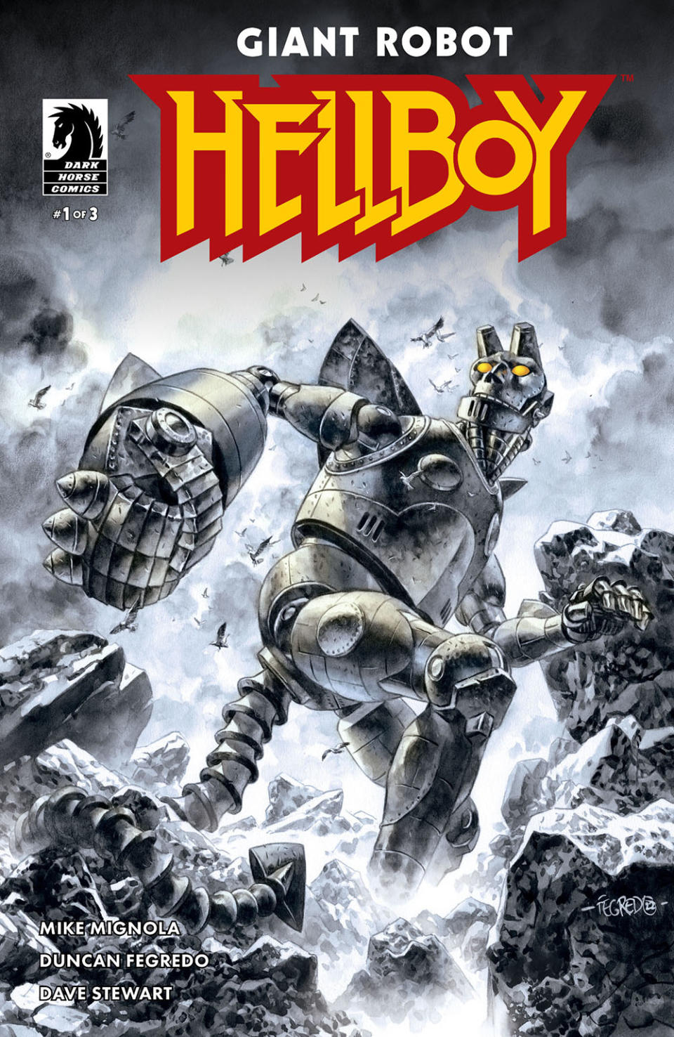 Giant Robot Hellboy Dark Horse Comics