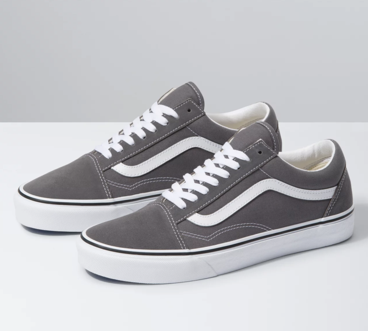 Gray Vans Old Stool sneaker