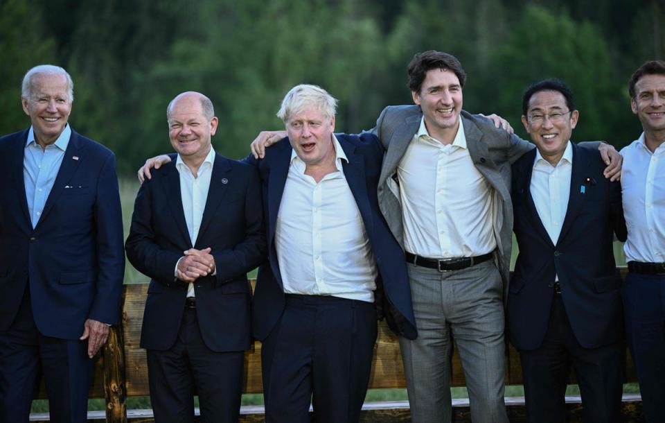 G7 leaders have been urged to not water down commitments on climate change (AFP via Getty Images)