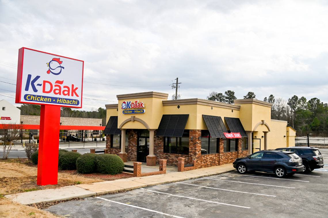 K-Daak, a new restaurant at the former Zaxby’s location on Northside Drive, offers Korean-style chicken and hibachi as well as American-style wings.