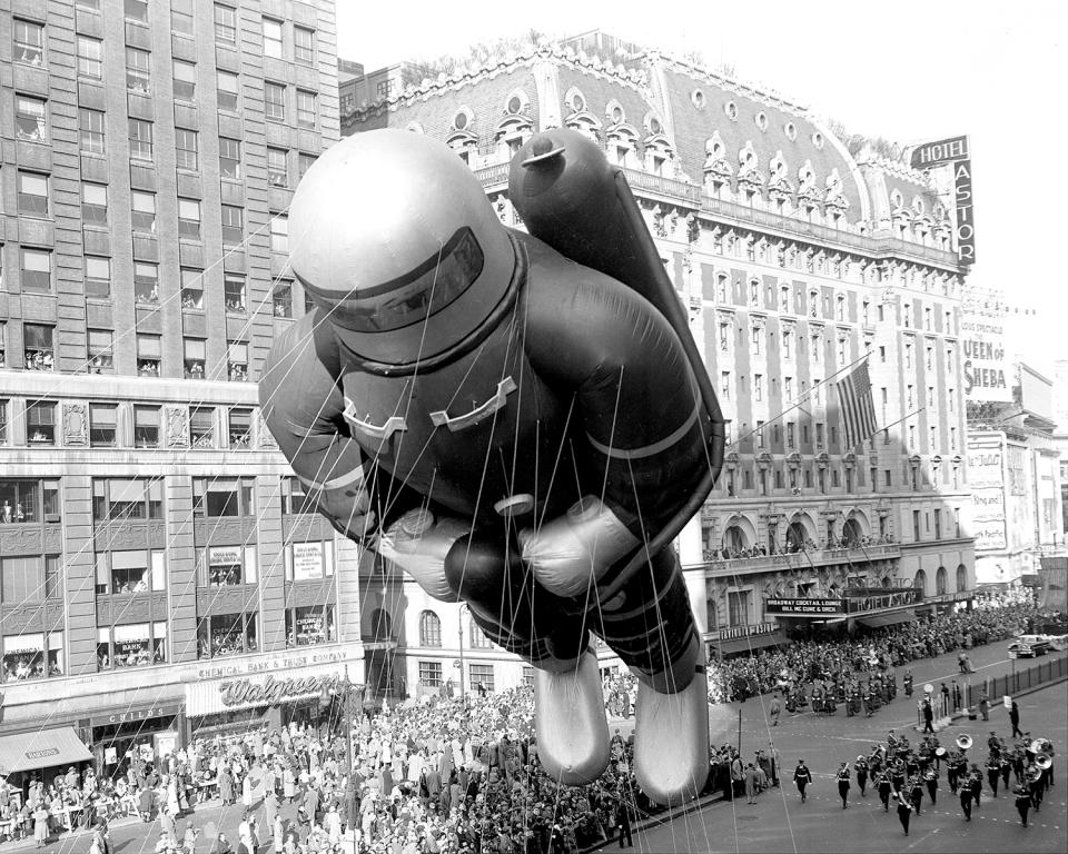 Past and present: balloons of Macy’s Thanksgiving Day Parade