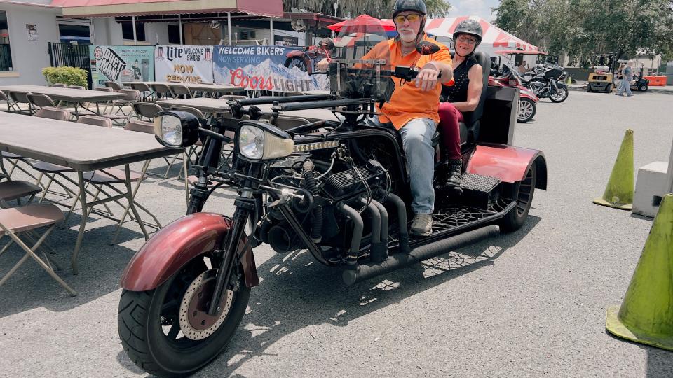 Scenes from Friday (April 26, 2024) at Leesburg Bikefest 2024.