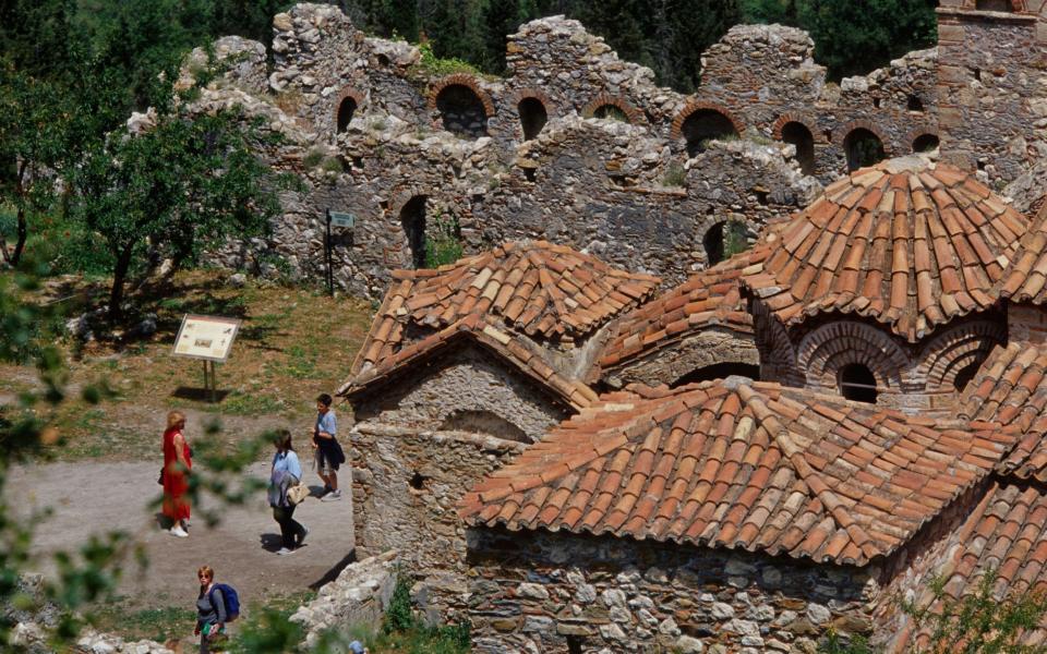 Mystras Greece Peloponnese - Alamy