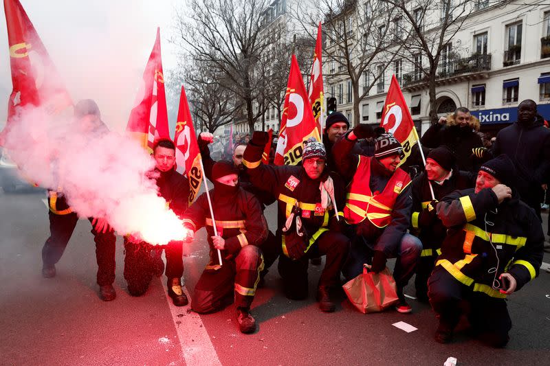 Nationwide strike in France against pension reform