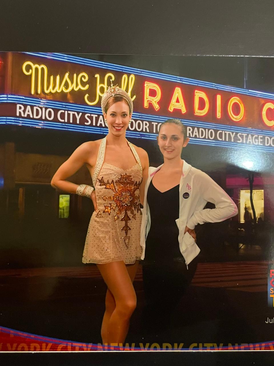 Now a Rockette herself, Jordana Rosenberg of Vineland was able to re-create a photo with dancer Erin Monteleone that was taken when she was a child.