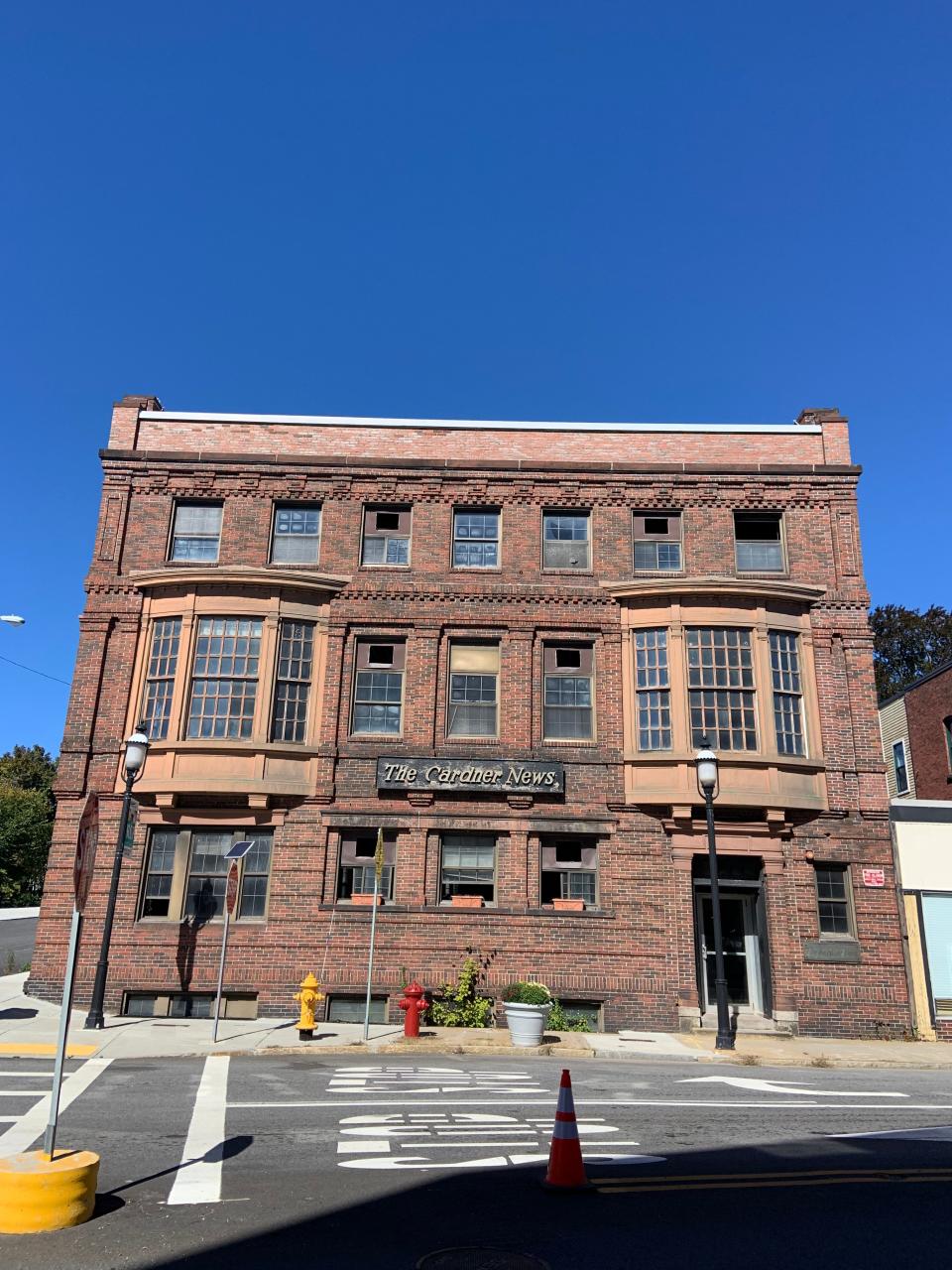 The former Gardner News building was recently purchased by Tony Molina, who intends to renovate the property for commercial and residential use.