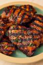 <p>Grilled chicken breasts can be the epitome of boring. Too often they're dried out or rubbery. But when soaked in a super-quick marinade — with balsamic, brown sugar, and dried thyme — you're guaranteed deliciousness.</p><p>Get the <a href="https://www.delish.com/uk/cooking/recipes/a28841199/best-grilled-chicken-breast-recipe/" rel="nofollow noopener" target="_blank" data-ylk="slk:Grilled Chicken Breast;elm:context_link;itc:0;sec:content-canvas" class="link ">Grilled Chicken Breast</a> recipe.</p>