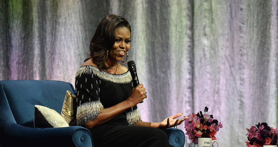 Mrs Obama’s memoir, Becoming, has been a bestseller (Picture: PA)