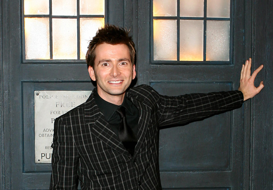 David Tennant arrives for the Gala Screening of the Doctor Who Christmas espisode ('Voyage of the Damned', TX: BBC One, Christmas Day, Tuesday December 25, 2007 @ 1850) at The Science Museum in west London.   (Photo by Anthony Devlin - PA Images/PA Images via Getty Images)