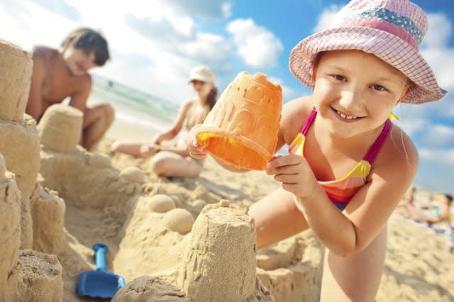 Building a sand castle