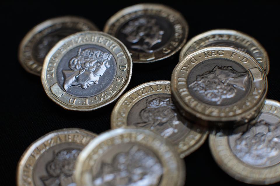 From next month only the new 12-sided £1 coin will be legal tender (Photo Illustration by Jack Taylor/Getty Images)