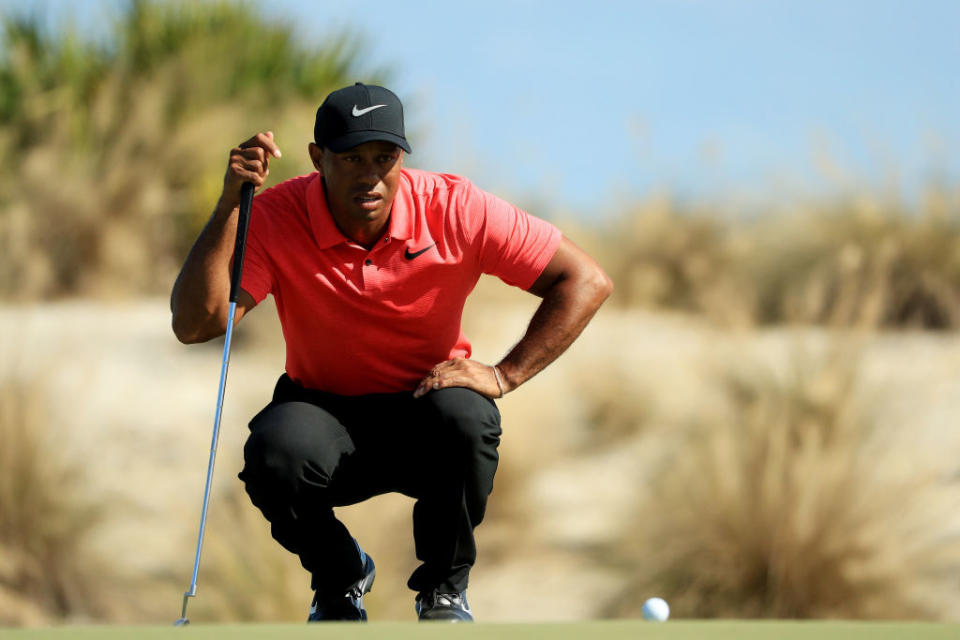 Tiger Woods had a spectacular Sunday. (Getty)