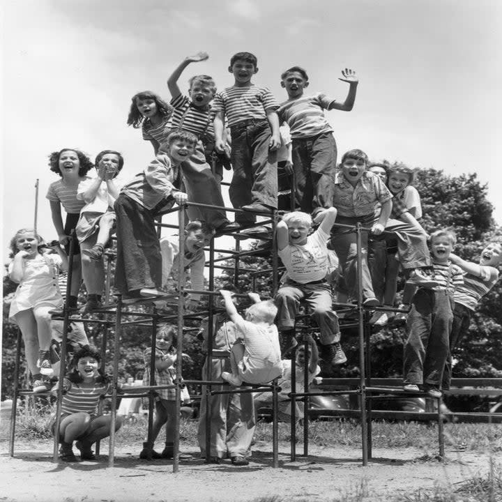 Kids at a playground