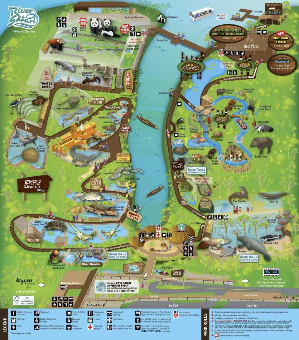 新加坡旅遊｜亞洲唯一河流野生動物園門票低至$244！河川生態園採索亞馬遜河流域河畔動物、邂逅優雅海牛、萌爆水豚