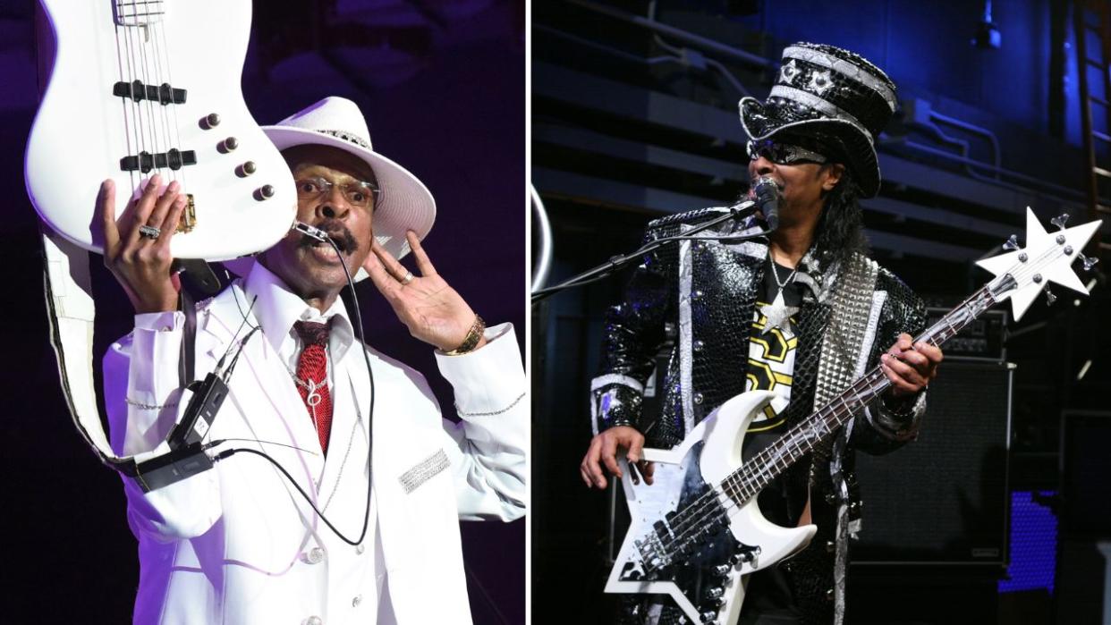  Bootsy Collins performs with The Roots on March 23, 2011. Larry Graham and the Graham Central Station played during the Berks Jazz Fest in the Grand Ballroom of the DoubleTree by Hilton  