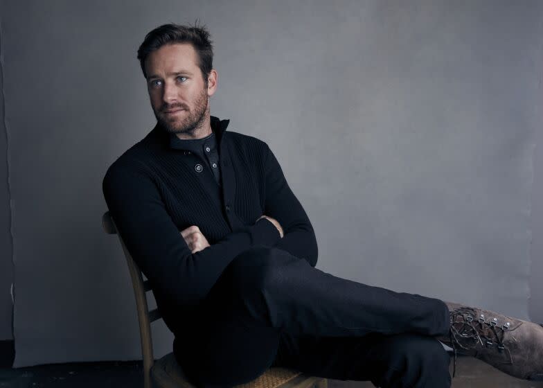 Armie Hammer poses for a portrait at the Sundance Film Festival in 2018. (Photo by Taylor Jewell/Invision/AP)