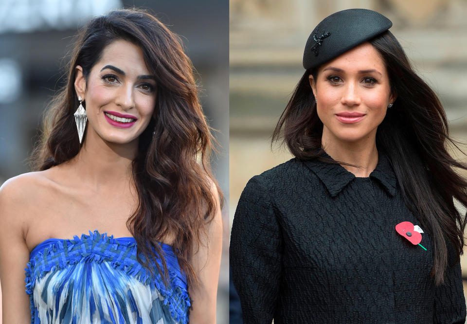 Amal Clooney and Meghan Markle