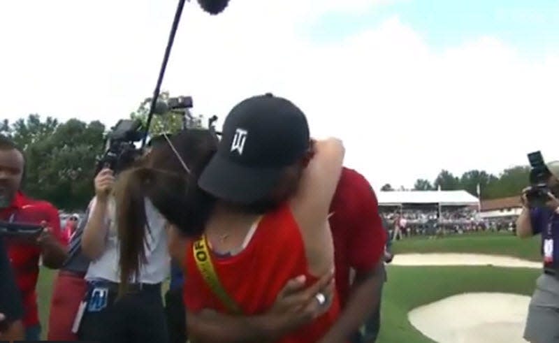 Tiger Woods and Erica Herman