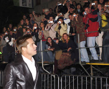 Brad Pitt at the Hollywood premiere of Warner Bros. Ocean's Twelve