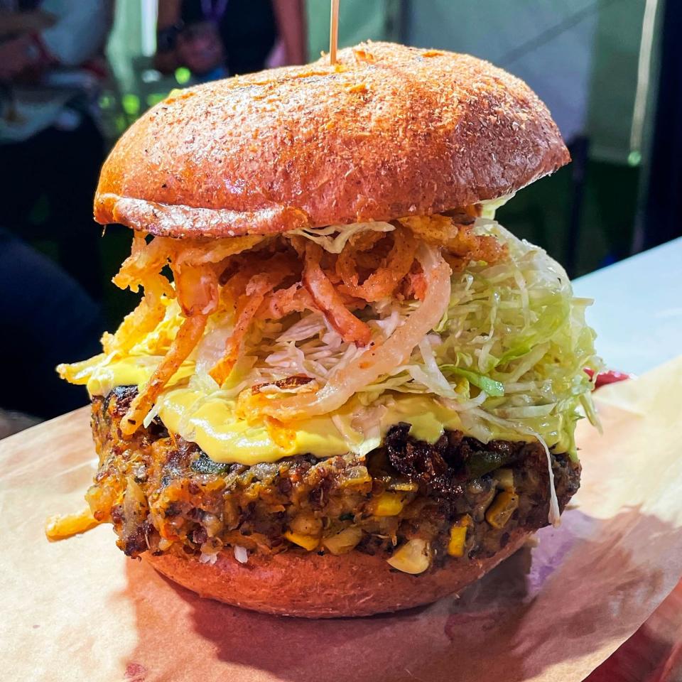 Guy Fieri's Vegan Burger