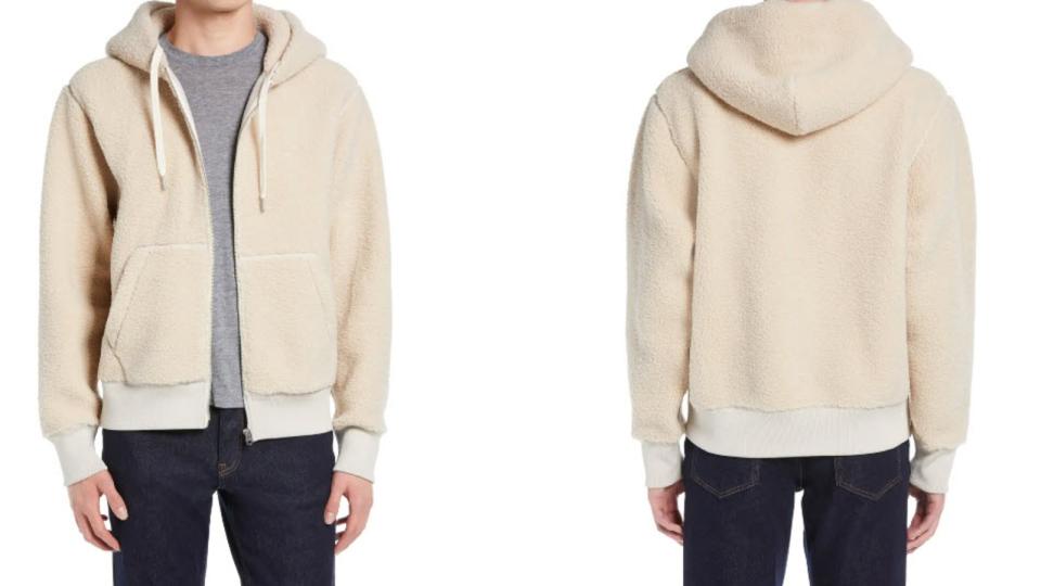 Rag & Bone Damon High Pile Fleece Hoodie - Nordstrom, $237 (originally $395)