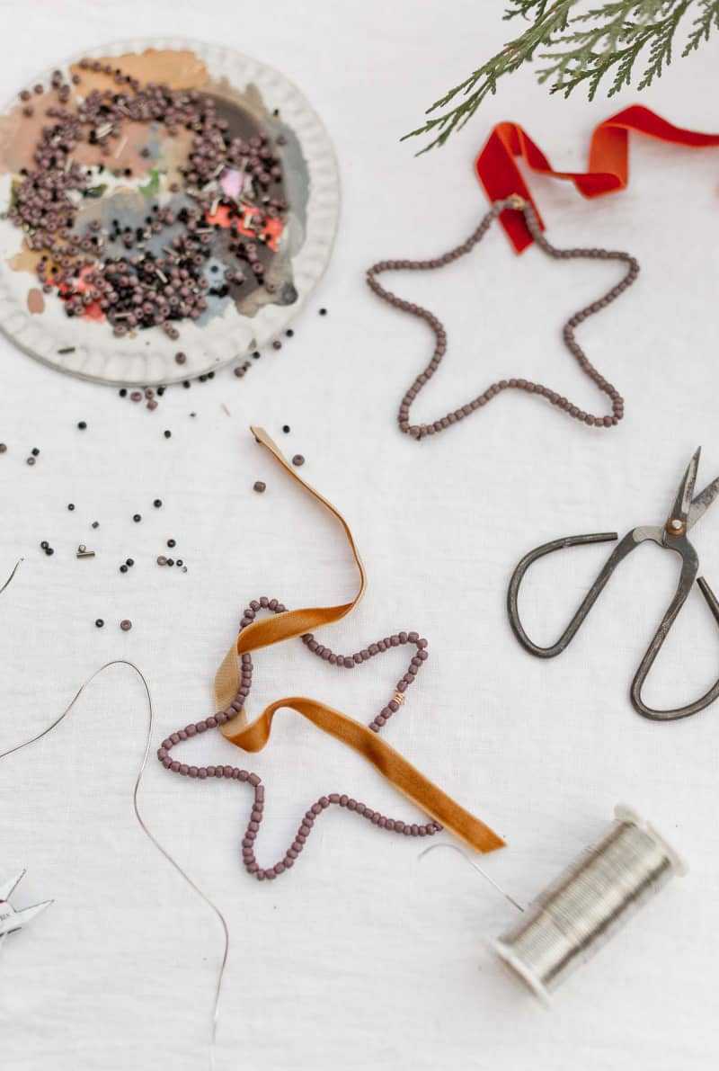 DIY Beaded Star Ornament