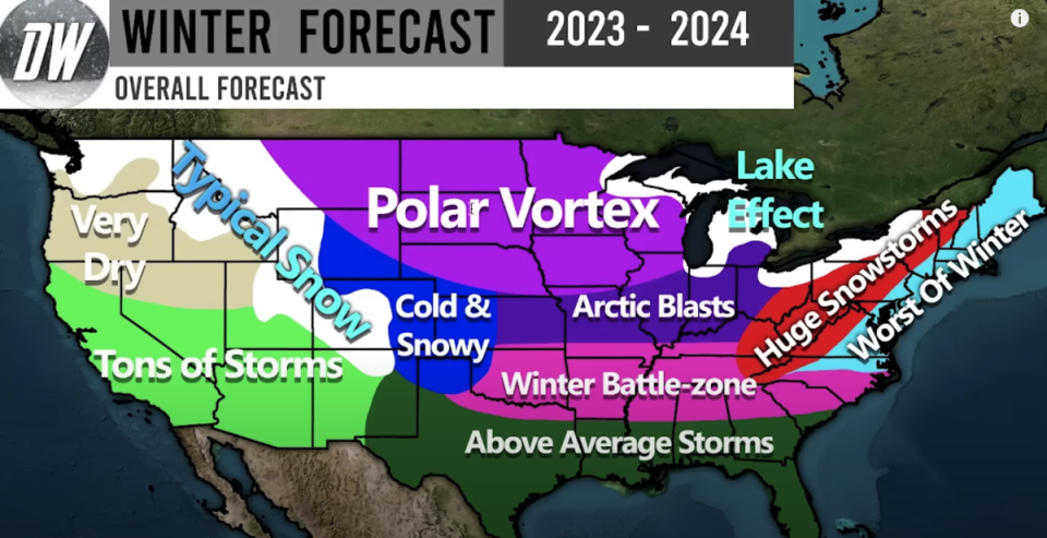 Final El Niño Winter '23/'24 Forecast Bodes Well For Eastern Ski Resorts