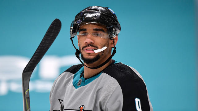 NHL Sharks' Evander Kane's wife claims he threw games to pay off