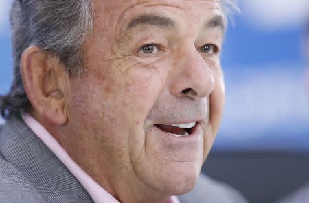 Golf - The 141st Open Championship - Royal Lytham & St Annes - 16/7/12 Former golfer Tony Jacklin during a press conference ahead of The Open Championship Mandatory Credit: Action Images / Andrew Boyers