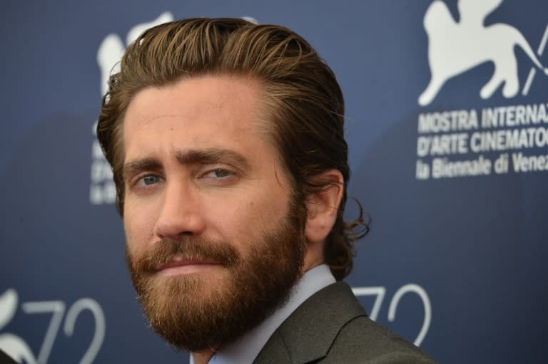US actor Jake Gyllenhaal poses during the photocall for "Everest" at the 72nd Venice International Film Festival on September 2, 2015
