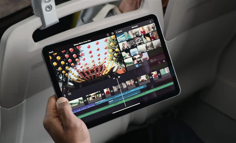 iPad新品終於在今年Apple春季發表會正式亮相。（圖／翻攝自發表會）