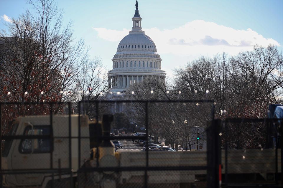 Extraordinary Photos of the National Guard at the U.S. Capitol Ahead of the Biden Inauguration