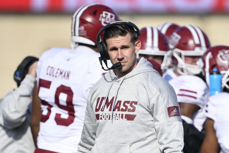 New IU offensive coordinator Walt Bell was fired after a three-year run as UMass' head coach.