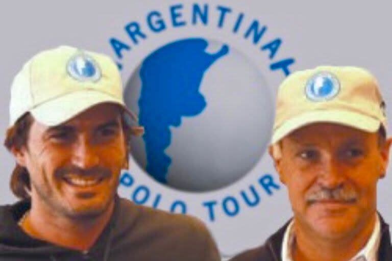 Gonzalo Pieres con Adolfito Cambiaso, cuando idearon el Polo Tour: marcó un acercamiento entre ambos