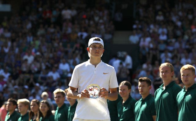 Jack Draper was the runner-up in the boys' singles four years ago 